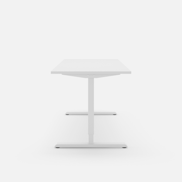 Steelforce 300 Schreibtisch - 200 , Eiche , Silber Bild 3