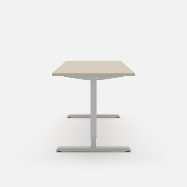 Steelforce 300 Schreibtisch - 200 , Eiche , Silber Bild 4