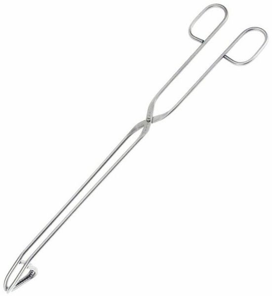 WESTMARK Grillzange /Bratenzange, Rostfreier Edelstahl, Länge: 37,2 cm, Silber