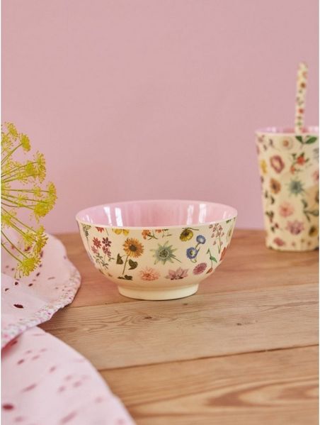 Rice Floras Dream Print Melamine Bowl Medium 700 ml