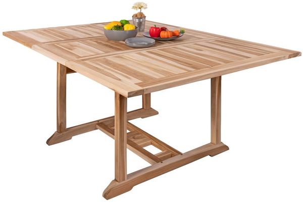 SAM® Gartentisch Modena, Teakholz mehrfach geschliffen, ansonsten völlig naturbelassen