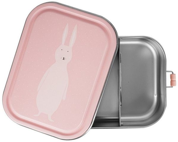 Trixie Baby Lunchbox Brotdose 20x15x6cm Edelstahl Versperdose Pausenbrot, feste Trennung