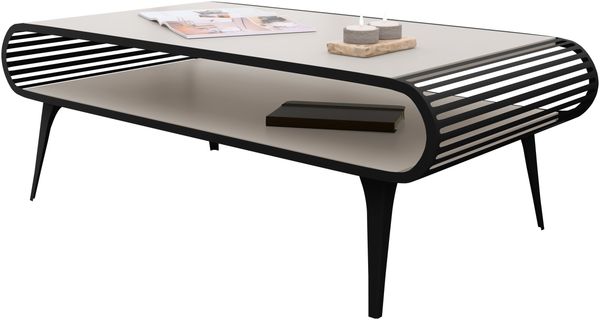 Couchtische Andias (Farbe: Schwarz / Cashmere)