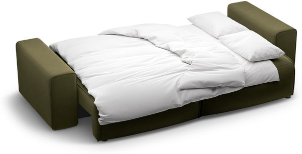 Micadoni Sofa Victor 3-Sitzer Samt Moßgrün Melange Bild 5