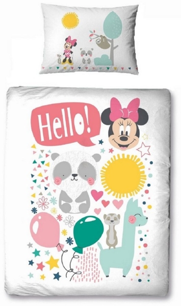Disney Minnie Maus Baby Bettwäsche Set 100x135 cm 40x60 cm (2-tlg. )