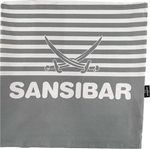 Sansibar Sylt Kissenhüllen Kissenhülle SANSIBAR BL 45x45 cm grau