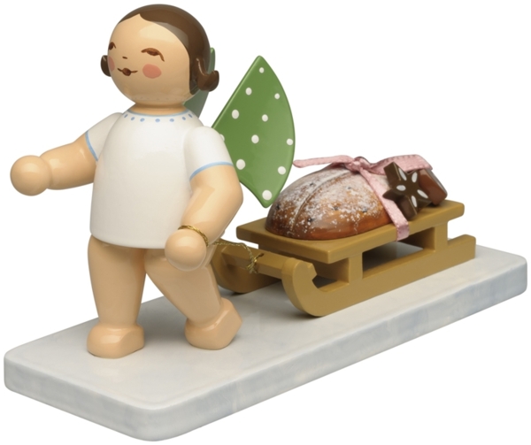 Wendt & Kühn Engel mit Stollen und Lebkuchen