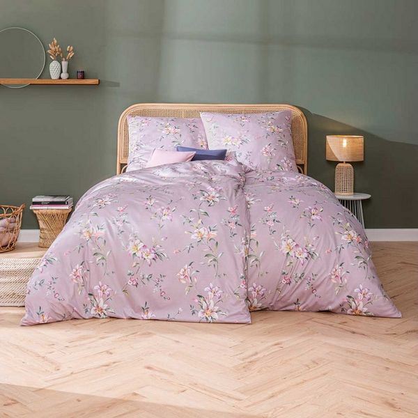 Estella Interlock Jersey Bettwäsche Lilian 6972-480 altrosa 135x200