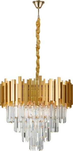 Nova Luce 9181200 GRANE Pendelleuchte 8-flammig Gold