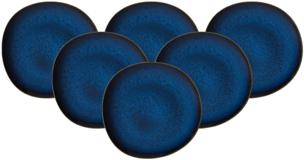 like. by Villeroy & Boch Lave bleu Speiseteller ø 28 cm 6er Set
