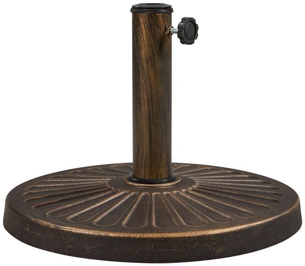 Yaheetech Schirmständer, Sonnenschirmständer Garten für Schirmstöcke bis 38-48 mm
