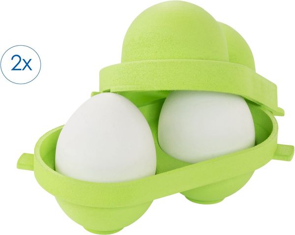 Ruco Lunchbox Eierbox, 2er Set, Kunststoff, (2-tlg), Transportbox, Eierkorb, Made in Germany