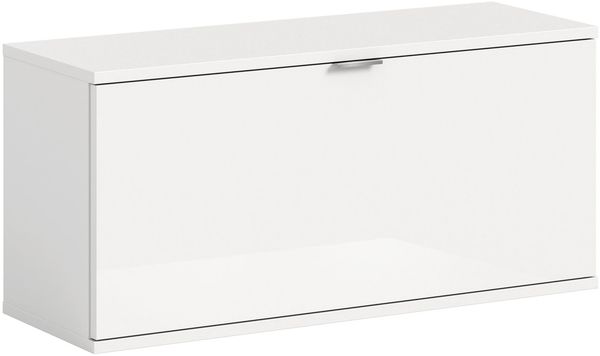 Hängeschrank (B/H/T: 92 x 42 x 32 cm) in weiß hochglanz