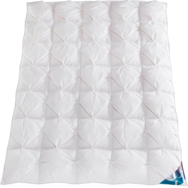 Haeussling Daunenbettdecke Hygge Home, Bettdecken für Sommer und Winter, Ganzjahresdecke, Decke, Füllung: weiße, neue 90% Daunen und 10% Federn, Kl. 1, Bezug: 100% Baumwolle, Bettdecke 135x200 cm, 155x220 cm & weitere Größen Bild 4