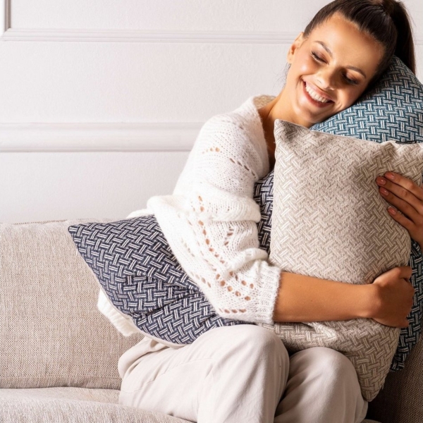 softwalls Kissenbezug Kissenbezug Sia - Kissenhülle Muster - Kissen, Meerblau - 50 x 30, (1 Stück) Bild 3