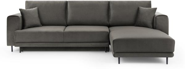 ELTAP 'Dalia' Ecksofa, Mausgrau, 95 x 190 x 289 cm, Rechts