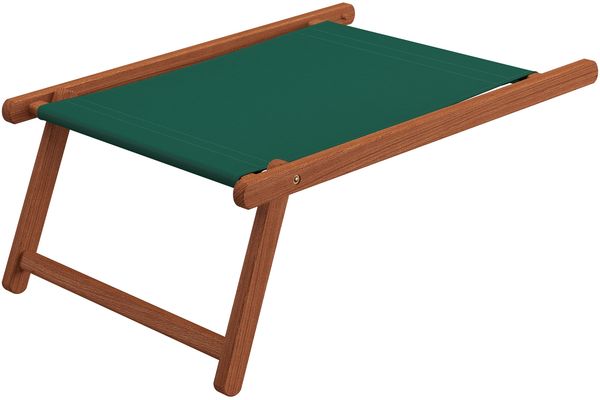 Liegestuhl Sonnenliege grün Fußablage Gartenliege Holz Deckchair Strandstuhl Gartenmöbel 10-304 F Bild 7