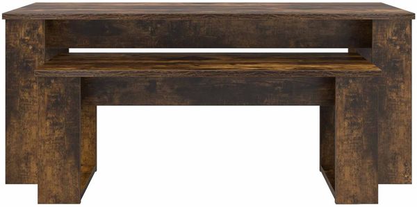 vidaXL Kaffeetisch Set 2 pcs Geräucherte Eiche Holzwerkstoff 8000136 Bild 8