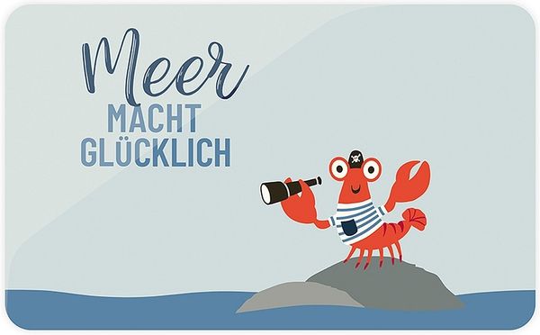 Frühstücksbrettchen Schneidebrett Vesperbrett la vida Krabbe 3108531