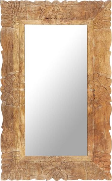 vidaXL Spiegel 80x50 cm Massivholz Mango 321636