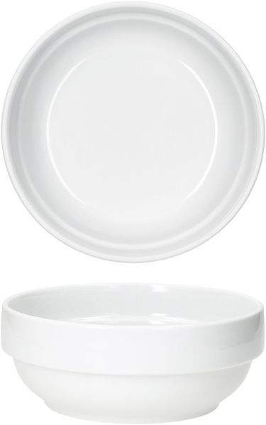 2er Set Tommy Schale Ø17,5cm weiß 670ml Porzellan stapelbar Bild 4