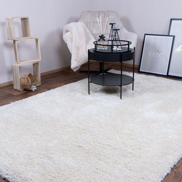 Consilio Concept Designteppich MONA Teppich Wohnzimmer Hochflor Shaggy langflorig handgefertigt