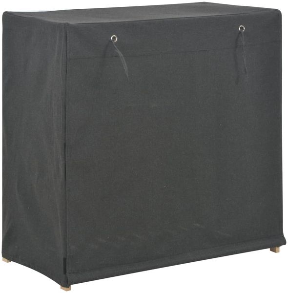 vidaXL Schuhschrank mit Abdeckung Grau 79 x 40 x 80 cm Stoff 248195 Bild 4