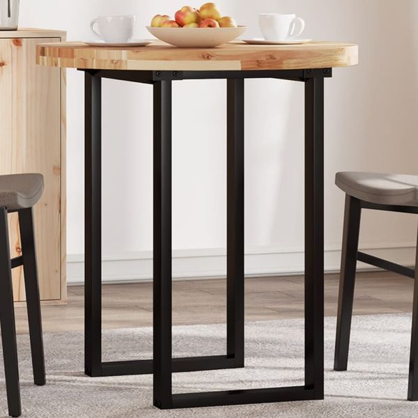 vidaXL Tischplatte Rund Ø70x4 cm Massivholz Akazie 4008703