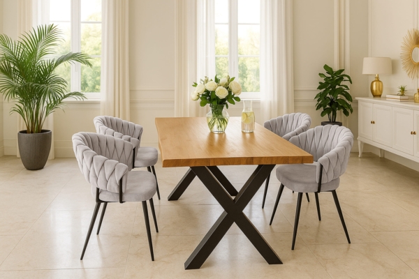 LC Home Essgruppe Nancy Remy 5tlg. Esstisch