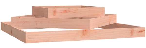 vidaXL Pflanzkübel 112x112x27 cm Massivholz Douglasie 823890