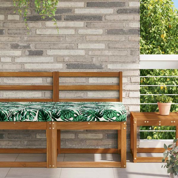 vidaXL Sofakissen für draußen Blattmuster 60 x 60 x 8 cm Polyester 900705