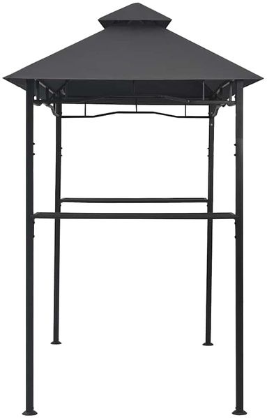 Gartenpavillon | BBQ-Pavillon 240x150x255 cm Anthrazit Stahl Bild 4