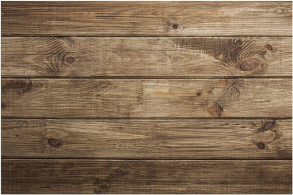 matches21 HOME & HOBBY Fußmatte Türmatte Holz-Optik Landhaus in 40x60 cm als Fussabtreter, rechteckig, Höhe: 5 mm, Rutschfester Türvorleger für innen als waschbare Schmutzfangmatte