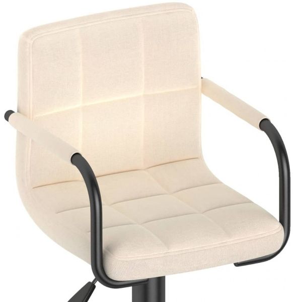 vidaXL Barhocker Creme Stoff [334627] Bild 16