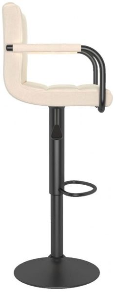 vidaXL Barhocker Creme Stoff [334627] Bild 5