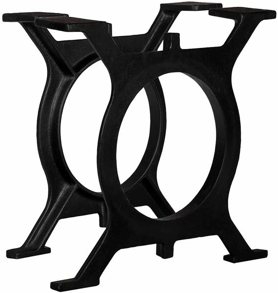 vidaXL Couchtisch-Beine 2 Stk. O-Gestell Gusseisen 245427