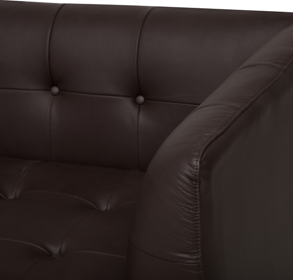 3-Sitzer Sofa Leder braun BYSKE Bild 7