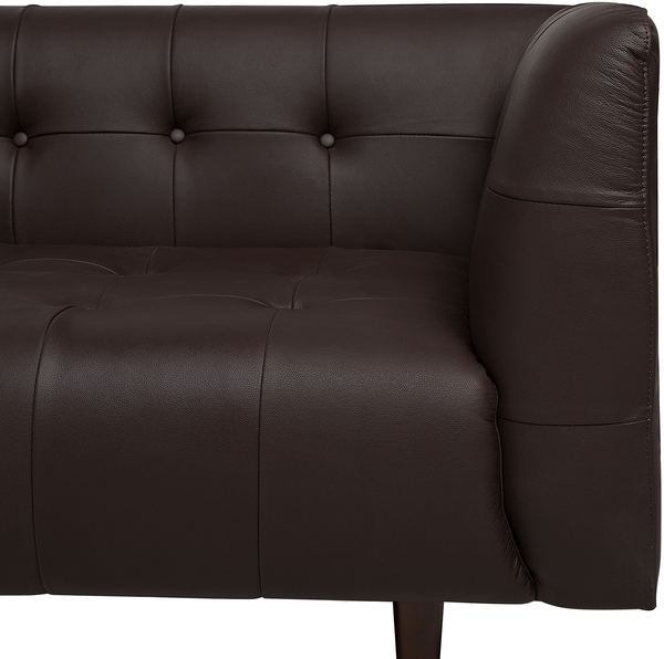 3-Sitzer Sofa Leder braun BYSKE Bild 6