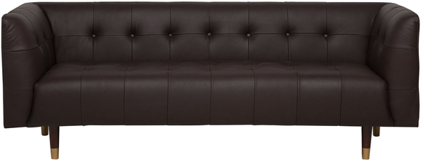 3-Sitzer Sofa Leder braun BYSKE