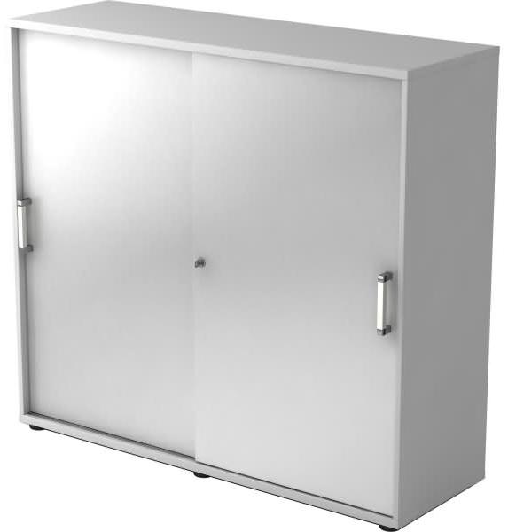 Schiebetürschrank 3OH 120cm CE Grau / Silber