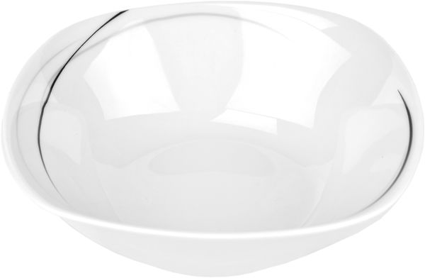 6er Set Müsli- Salatschale Phönix 14,2cm Porzellan weiß mit Dekor Bild 2