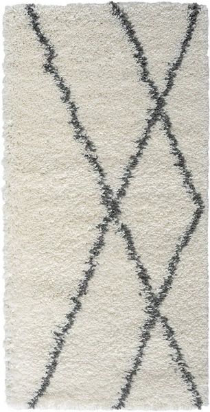 Myflair Möbel & Accessoires Hochflor-Teppich My Shaggy Raute, rechteckig, Höhe: 37 mm, Shaggy, Scandi Rauten Design, leicht glänzend, extra flauschig