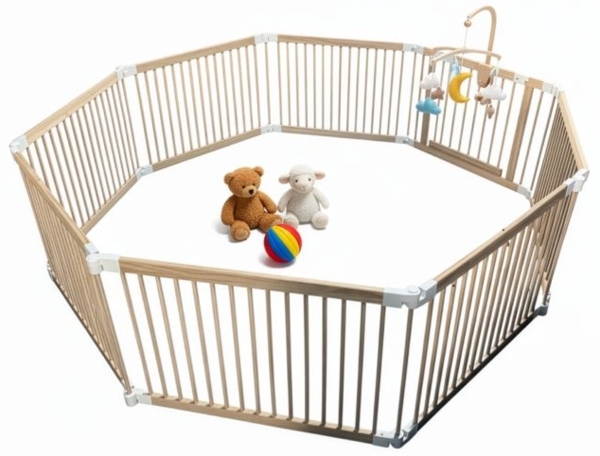 Laufstall aus Kiefernholz 10051609