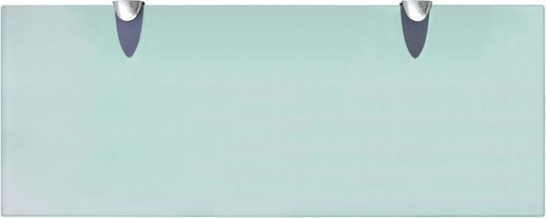 vidaXL Schwebendes Regal, Glas transparent, 0,8 x 20 x 50 cm Bild 3