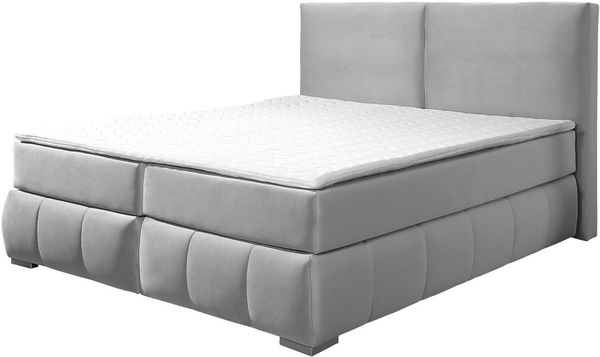 Home affaire Boxspringbett Wehma, inkl. Topper in 3 verschiedenen Matratzen, auch in Samtstoff