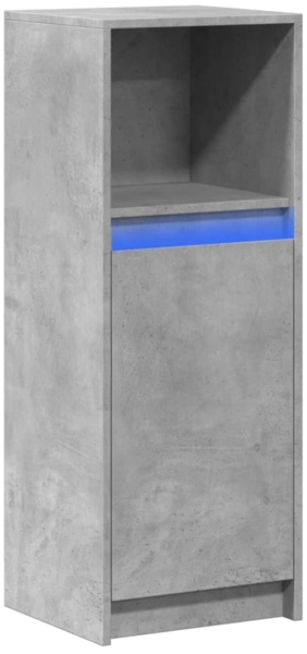 vidaXL LED-Sideboard Betongrau 38x34x100 cm Holzwerkstoff 852169 Bild 2