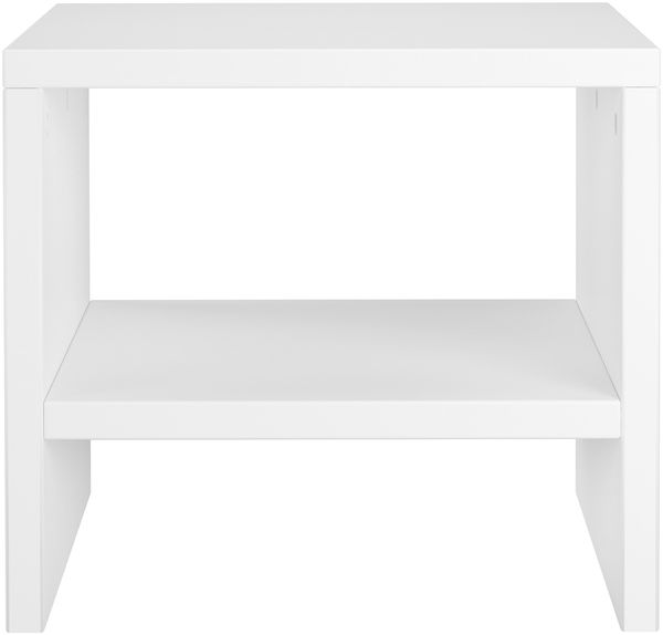 Weißer Nachttisch Buche Massivholz Nachtkonsole Beistelltisch 90.20-K31W Bild 4