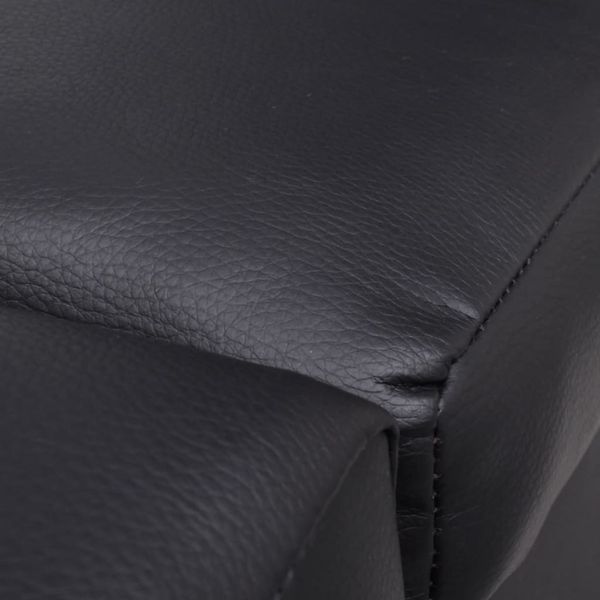 vidaXL Chaiselongue Schwarz Kunstleder 240711 Bild 3