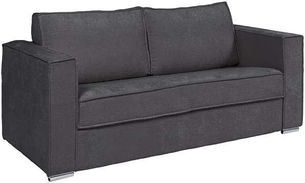 Vente-unique - LORETO Sofa Stoff Grau - B 223 cm95 cm x H 90 cm x L 215 cm Bild 2