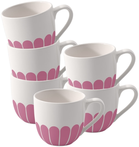 Villeroy & Boch Fleur Couleur Espressotasse 70 ml 6er Set - Cassis
